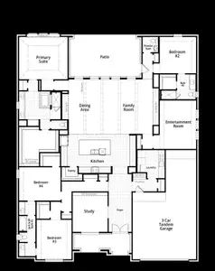 New construction Single-Family house 625 Borchers Blvd, New Braunfels, TX 78132 plan Carroll - image