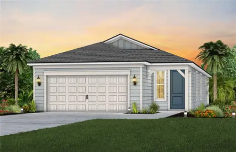 New construction Single-Family house 305 Fishtail Pl, Palm Coast, FL 32164 plan Hallmark - image