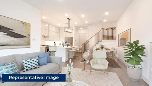 New construction Townhouse house 1804 Wittington Pl, Farmers Branch, TX 75234 plan Oak - The Abbey - image 5