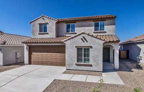 New construction Single-Family house 829 W Calle El Teclado, Sahuarita, AZ 85629 plan Sunflower - image