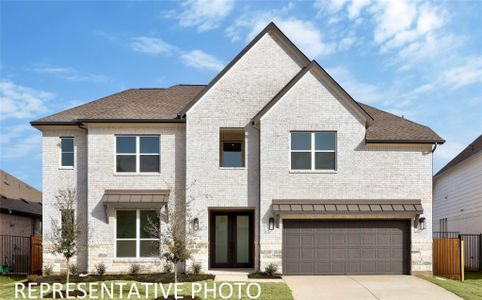 New construction Single-Family house 216 Ranchland Pass, Liberty Hill, TX 78642 plan The Naples II - image