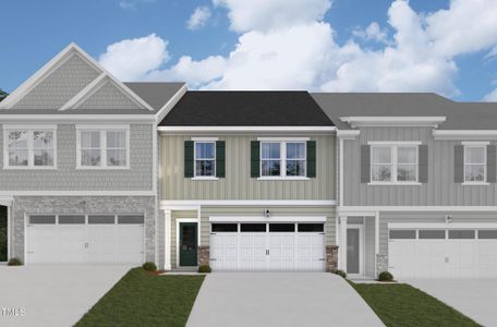 New construction Townhouse house 7127 Hubner Pl, Cary, NC 27519 Sierra- photo 0 0