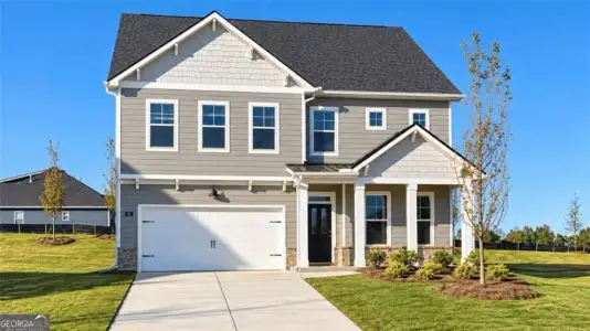 New construction Single-Family house 65 Blufton Ct, Senoia, GA 30276 plan Summit - image