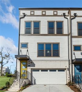 New construction Townhouse house 1130 Ansel Lane NW, Atlanta, GA 30318 plan Hutton - image
