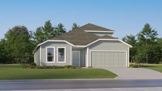 New construction Single-Family house 1935 Bonelli Eagle, New Braunfels, TX 78130 plan Jagger - image