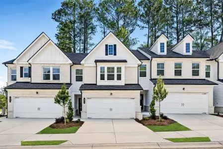 New construction Townhouse house 893 Rainwater Trce, Lawrenceville, GA 30044 plan Hawkins - image