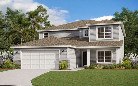 New construction Single-Family house 3526 Belstead Wy, Orange Park, FL 32073 plan Stratford - image