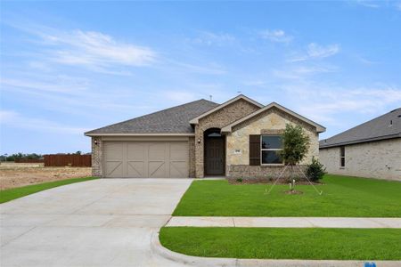 New construction Single-Family house 1911 Chippewa Dr, Cleburne, TX 76036 Boston- photo 1 1