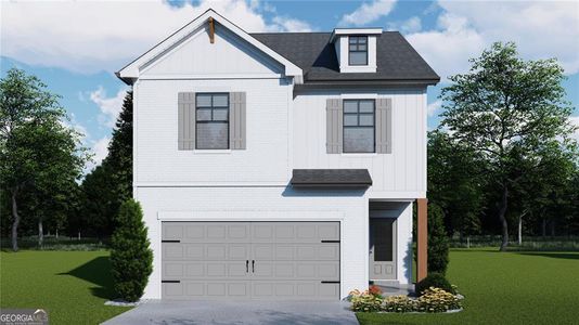 New construction Single-Family house 4282 Portsbrook Avenue, Snellville, GA 30039 Coleford- photo 34 34