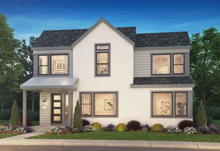 New construction Single-Family house 10785 Adage Rd, Lone Tree, CO 80134 plan 4032 Maya Elevation A - High Slope Contemporary - image