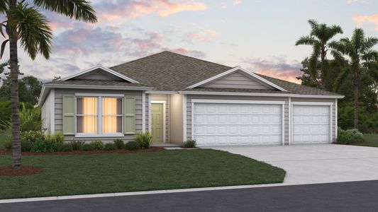 New construction Single-Family house 4 Summerwood Rd S, Palm Coast, FL 32137 plan Covington - image