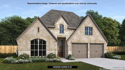 New construction Single-Family house 9707 Slick Fork, San Antonio, TX 78254 Design 2545W- photo 0