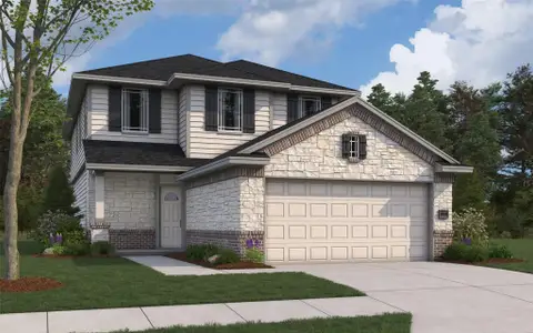 New construction Single-Family house 8042 Goliad Wy, Beasley, TX 77417 plan Mansfield - image