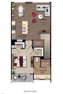 New construction Condo house 12001 Vista Parke Dr, Unit 1402, Austin, TX 78726 plan Bluff  - image 4