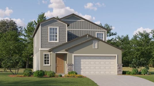 New construction Single-Family house 1615 Broward Dr, Zephyrhills, FL 33541 plan Columbia - image