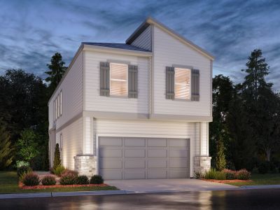 New construction Townhouse house 1111 Cedar Place Ln, Missouri City, TX 77459 plan The Harlow (S135) - image
