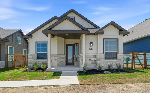 New construction Single-Family house 9436 Hidden Stone, Schertz, TX 78154 plan Sacha - image