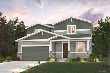 New construction Single-Family house 2050 Panorama St, Lochbuie, CO 80603 plan The Ontario - image