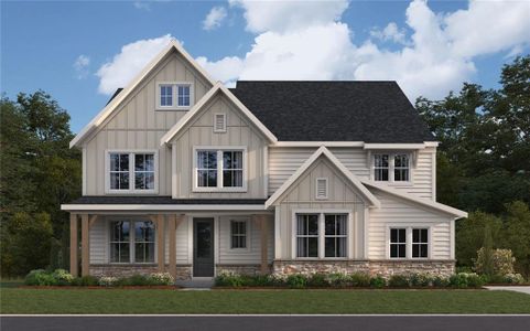 New construction Single-Family house 720 Conley Dr, Canton, GA 30115 plan Pearson - image