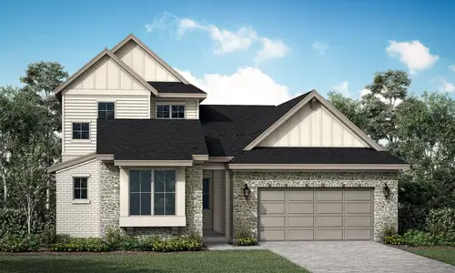 New construction Single-Family house 322 Marsh Wren Wy, Magnolia, TX 77354 plan Polperro - image