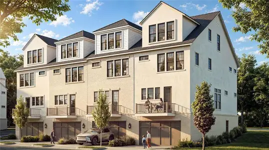 New construction Townhouse house 351 Halstone Ct, Alpharetta, GA 30009 - image