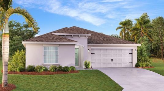 New construction Single-Family house 1274 Belle Isle Ln, Daytona Beach, FL 32124 Hartford- photo 0 0