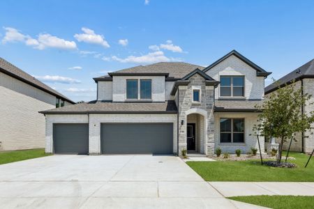 New construction Single-Family house 3709 Copperwood Dr, McKinney, TX 75071 plan Masters | 3-Car Garage - image