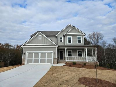 New construction Single-Family house 599 Calgary Downs Drive, Winder, GA 30680 The Hunter- photo 0