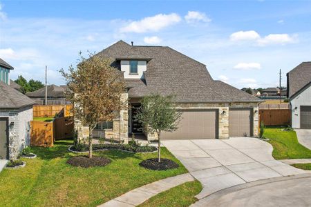 New construction Single-Family house 8606 Abby Blue Dr, Cypress, TX 77433 Lauren- photo 1 1