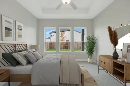 New construction Single-Family house 1935 El Pino St, Todd Mission, TX 77316 plan The Carrollton - image 14