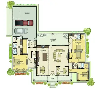 New construction Single-Family house 718 Eagle Heights Dr, Salado, TX 76571 plan Kennedy 3 Car Side Entry Garage - image 2