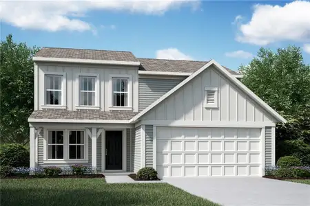 New construction Single-Family house 113 Cherry Glen Way, Euharlee, GA 30145 Wesley- photo 0