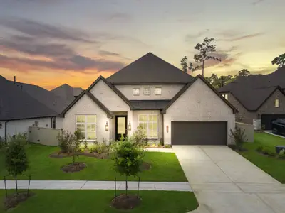 New construction Single-Family house 15129 Wedge Tail Wy, Magnolia, TX 77354 plan 3049AU - image