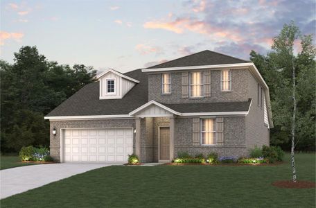 New construction Single-Family house 1709 Briar Hill Drive, Denton, TX 76207 Cascade- photo 0