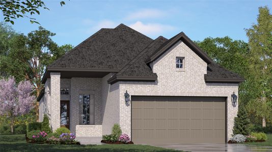 New construction Single-Family house 30907 Breezy Wy, Fulshear, TX 77423 plan Berkeley 40'Lot - image