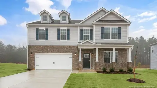 New construction Single-Family house 1025 Misty Creek Dr, Aberdeen, NC 28315 plan Columbia - image