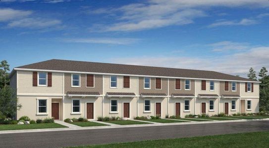 New construction Townhouse house 14036 Textile Run, Parrish, FL 34219 Hazel- photo 0