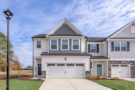 New construction Townhouse house 11 Village Edge Dr, Lillington, NC 27546 The Wake- photo 0