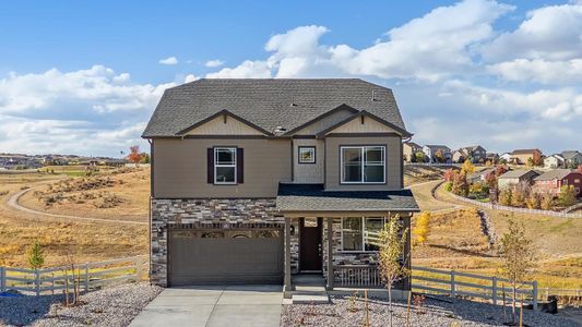 New construction Single-Family house 4607 Cattle Cross Trl, Castle Rock, CO 80104 Holcombe- photo 0