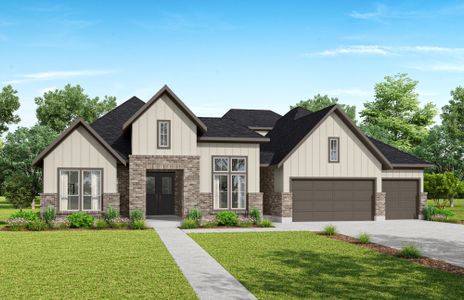 New construction Single-Family house 1938 Barrow Wy, Montgomery, TX 77316 plan Colton: Tivoli II - image