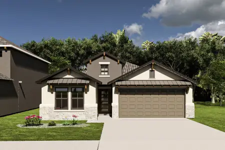 New construction Single-Family house 8521 Pine Muhly Dr, Lago Vista, TX 78645 plan Oliver - image