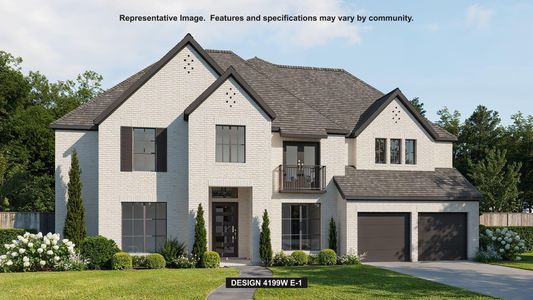 New construction Single-Family house 1317 Jolie Rose Bnd, Leander, TX 78641 plan 4199W - image