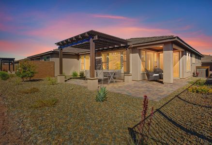New construction Duplex house 4053 Desert Moon Dr, Wickenburg, AZ 85390 plan Muros Elevation A - image 3