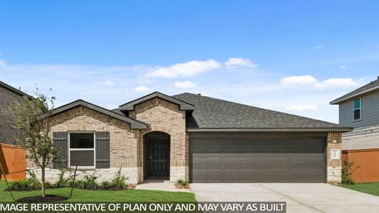 New construction Single-Family house 4016 Shimmer Sol Dr, Brookshire, TX 77423 plan Easton - image