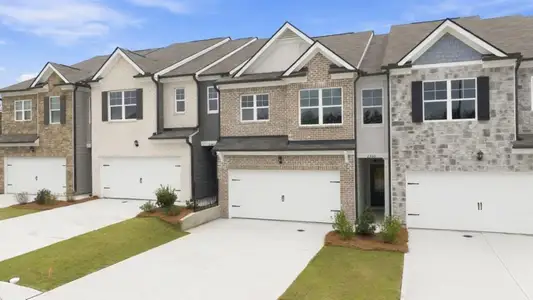 New construction Townhouse house 2350 Carlton Pkwy, Douglasville, GA 30135 plan Sudbury - image