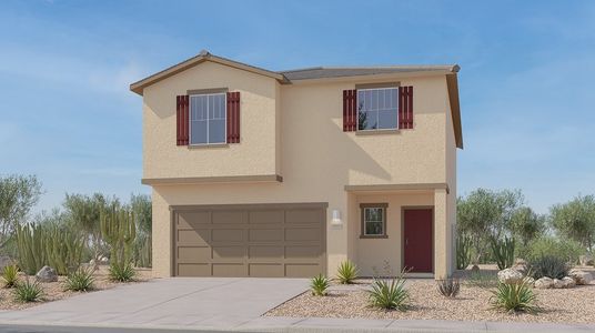 New construction Single-Family house 855 W Calle Cubeta, Sahuarita, AZ 85629 plan Etta - image