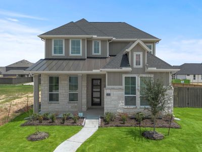 New construction Single-Family house 12102 Wild Bend Dr, Mont Belvieu, TX 77523 plan St. Andrews- 42’Lot - image