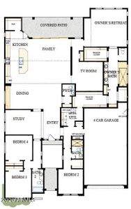 New construction Single-Family house 9781 S Gold Stone Trl, Apache Junction, AZ 85120 plan The Woodbury - image