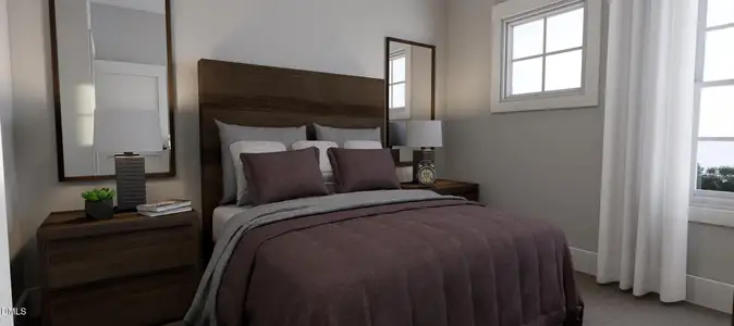 New construction Townhouse house 2405 Adrift Rd, Fuquay Varina, NC 27526 plan Atlas Interior Unit - image