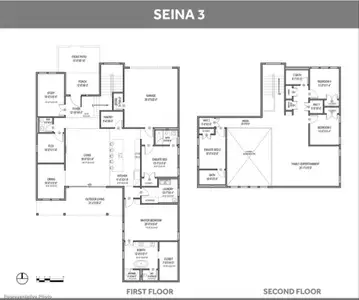 New construction Single-Family house 3407 Sky Ridge Ln, Melissa, TX 75454 plan Seina 3 - image 2